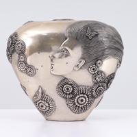 Erte SHE LOVES ME Bronze Vase, Limited Edition - Sold for $1,280 on 02-21-2026 (Lot 444).jpg
